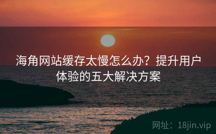 海角网站缓存太慢怎么办？提升用户体验的五大解决方案